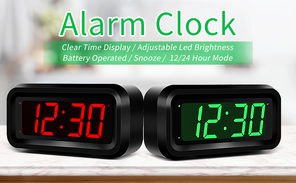 alarm clcok battery operated