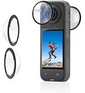 Flymile X4 Premium Lens Guard for Insta360 X4, High Transparency Tempered Glass Lens Protector fo...