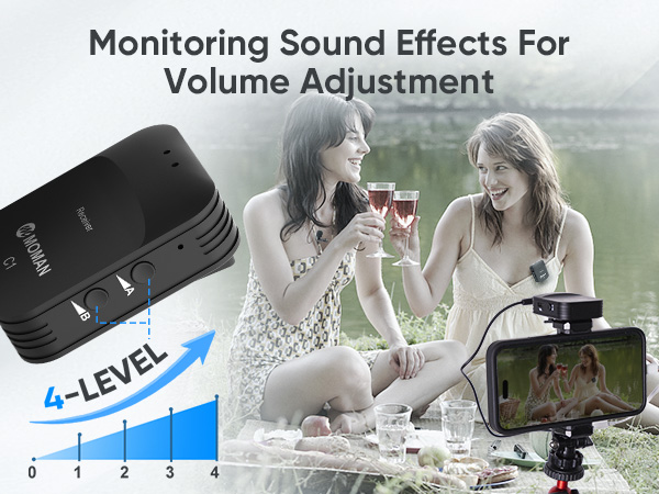 Moman C1 Wireless Lavalier Microphone