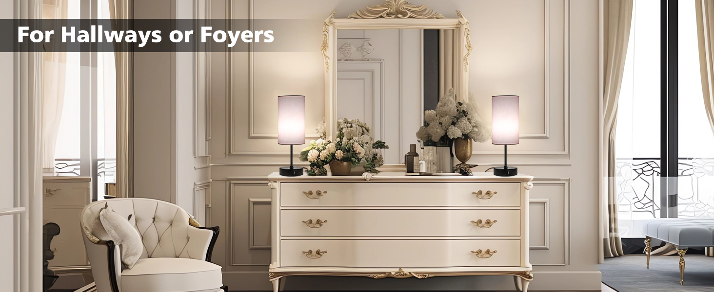 It can be used as ambient lights or suitable for bedroom, bedside table, office, hotel, etc.