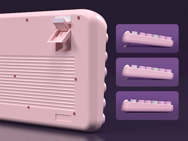 Two-Step Keyboard Feet