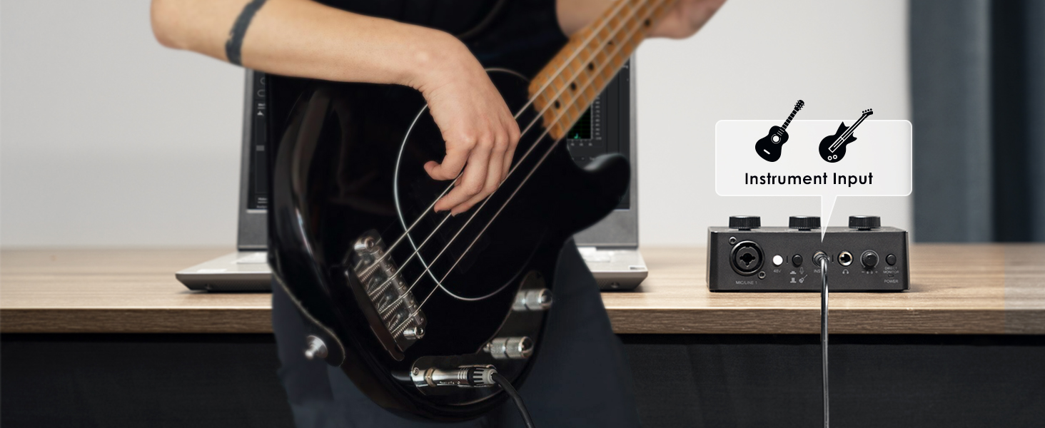 auido mixer with microphone interface