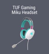 ASUS TUF Gaming H1 Gen II Hatsune Miku Edition Wired USB Gaming Headset with Mic – 40mm Drivers