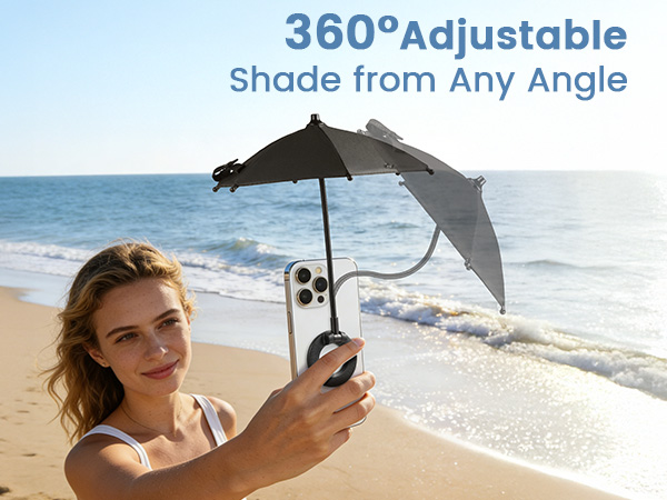 magnetic phone umbrella sun iphone shade cell kindle mini upgraded magnets light durable adjustable
