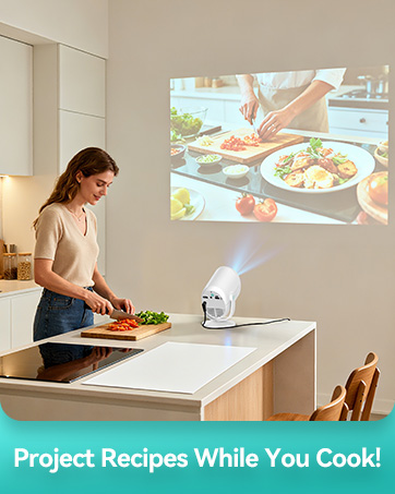 Projector for iPhone and Android projector mini backyard movie setup projector outdoor projector