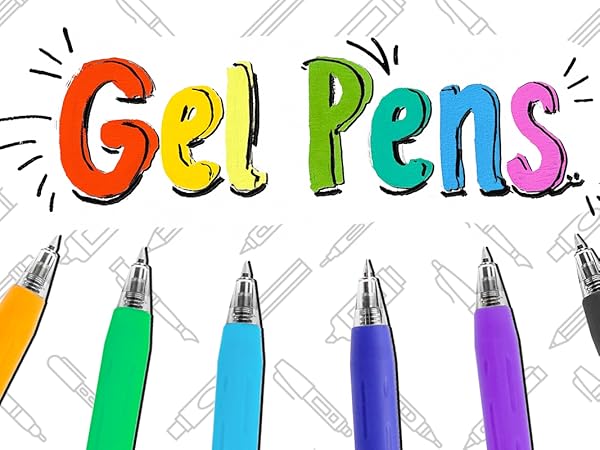 gel pens