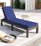 Aegisun Chaise Lounge Cushions Outdoor, 72x 21x 3 Inch Waterproof &amp; Fade-Resistant Lounge Chair C...