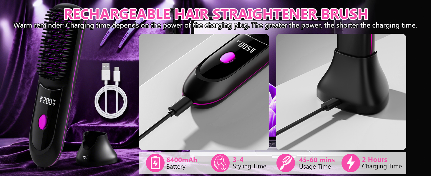 Go Brush Pro Hair Straightener