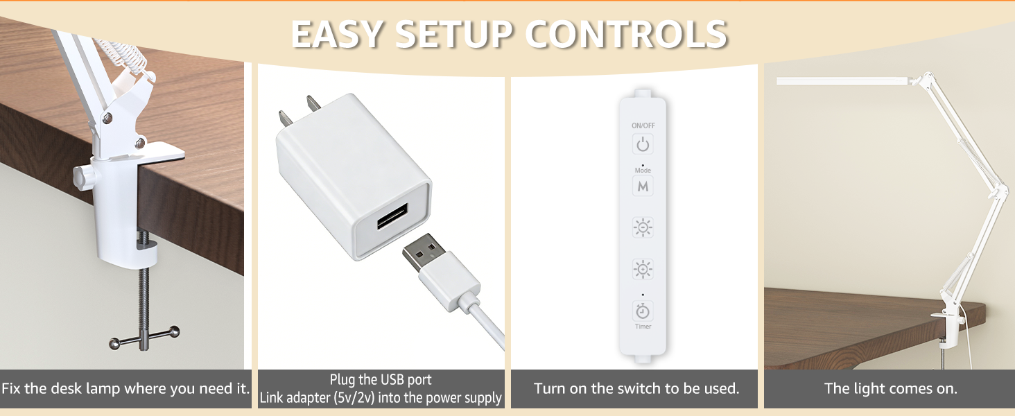 desk lamp Installation diagram