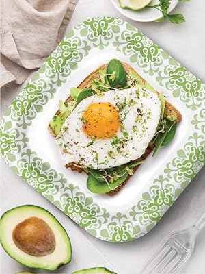 holiday frozen basic lunch vanity fair custom brand basic hydrangea heavy duty plate 10 thick