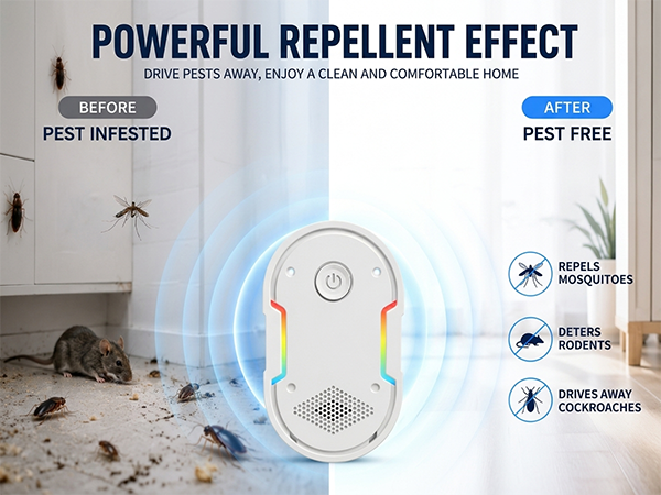 pest repellent ultrasonic plug in