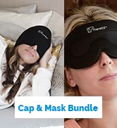 TheraICE Migraine Headache Relief Cap, Hot &amp; Cold Therapy Hat, Migraine Relief Cap, Cool Gel Head...