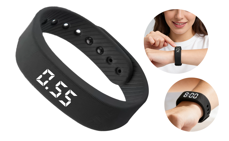 Vibrating Alarm Wristband for Heavy Sleepers
