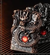 Cool Lighters, Windproof Carving Dragon Antique Lighter, Reusable Kerosene Grinding Wheel Lighter...