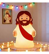 magical JD Little Jesus Night Light Mini Jesus Silicone Lamp Dimmable Nursery Nightlight for Kids...