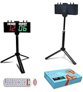 YZ Battery Powered Scoreboard Clock Timer with Buttons, Portable Digital Scoreboard with Remote, ...