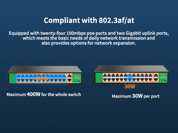 24 port poe switch