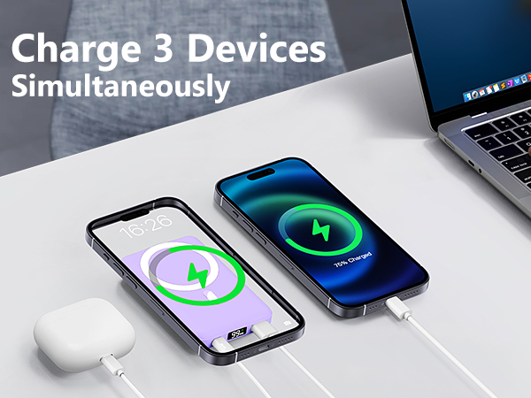 3 Devices Charging