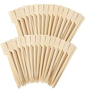 1000PCS Bamboo Skewers for Appetizers, [6 Inch] Long Cocktail Picks Fancy Toothpicks for Appetize...
