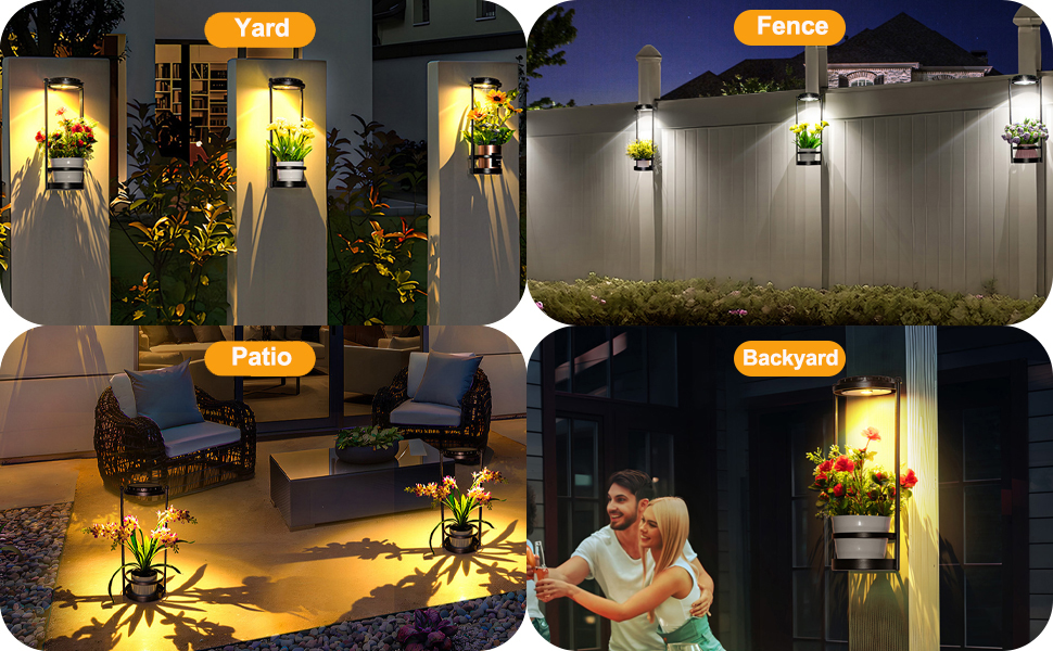 Solar Plant Stand Light