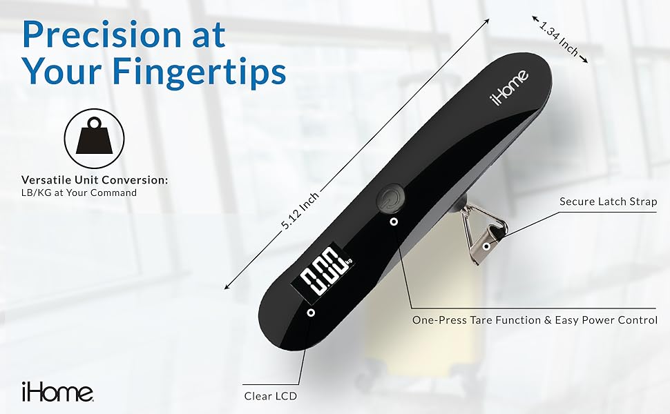 digital luggage scale portable luggage scale with lcd display luggage weight scale for trave