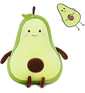 Cute Avocado Stuffed Plush Soft Hugging Pillow Toy Lovely Fruit Plush Toy Doll Green Avocado Thro...