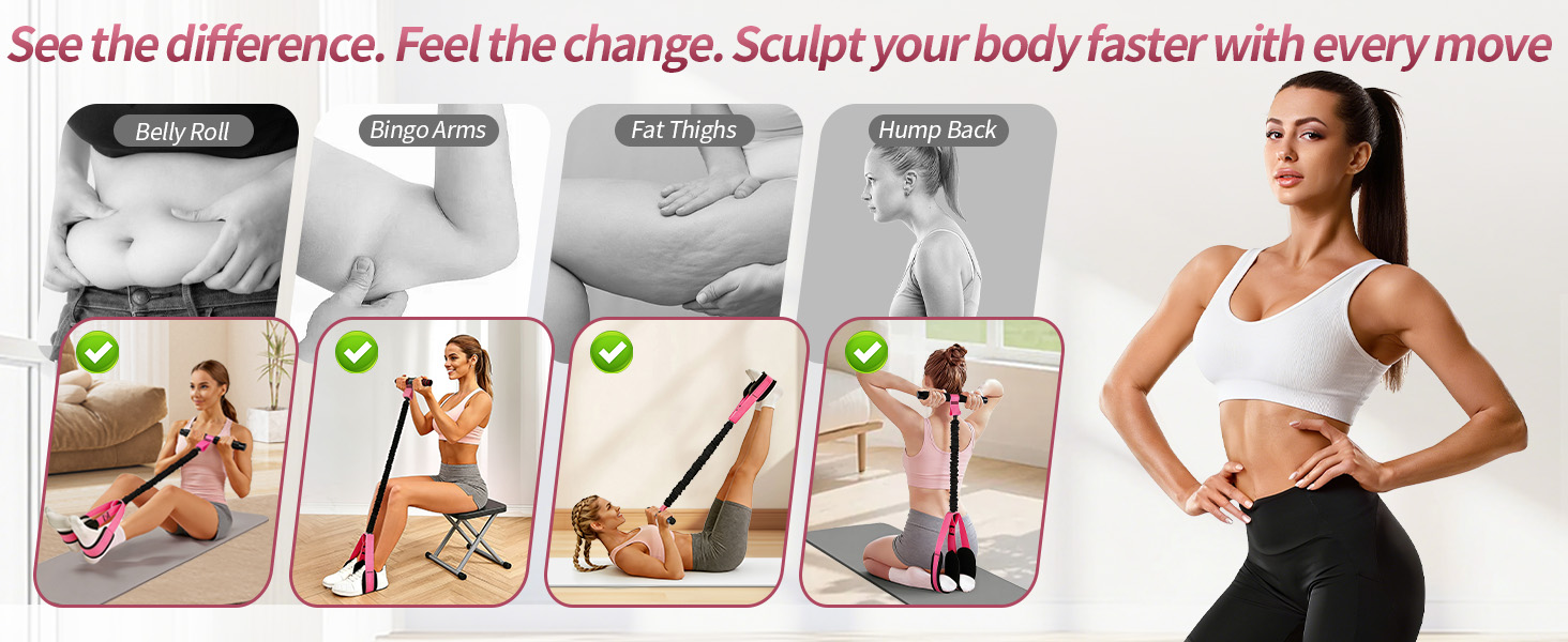 See the difference. Feel the change. Sculpt your body faster with every move