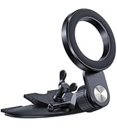 1Zero for Magsafe CD Phone Holder for Car [17 Strong Magnets] Magnetic Phone Mount Hollow Socket ...