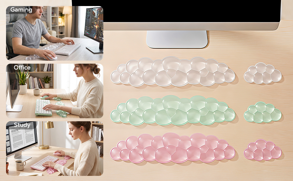 wrist rest for computer keyboard keyboard wrist rest mouse pad with wrist rest cloud wrist rest