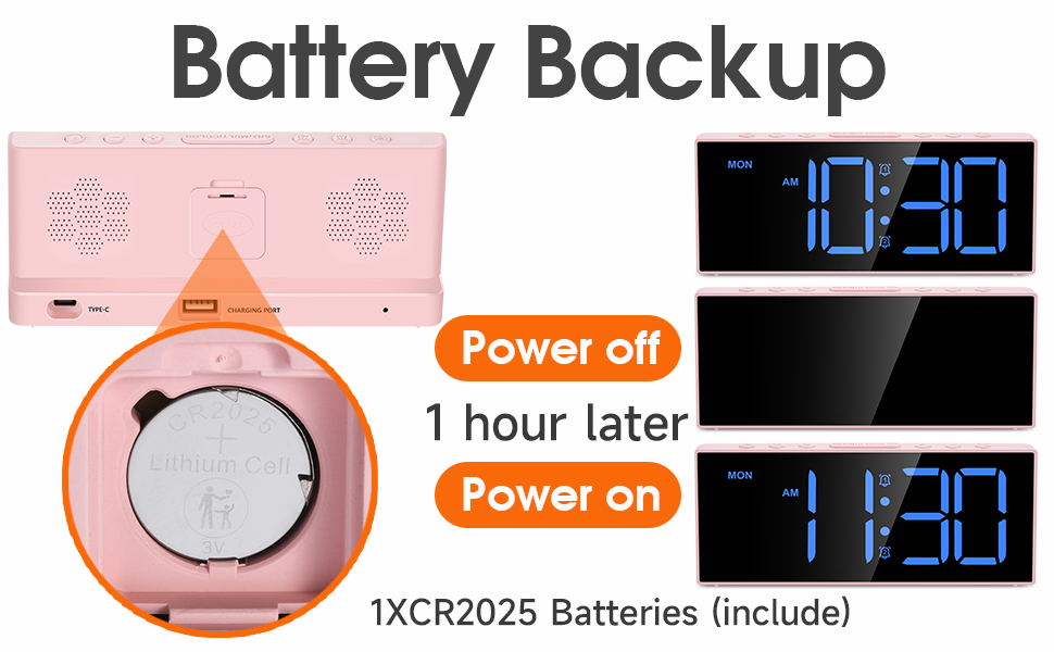 LED large digital clock