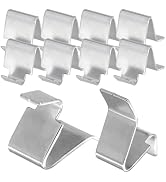 Hemobllo Office Storage 10 Pcs Metal Cabinet Shelf Clips Sturdy Easy to Install for File Cabinet ...