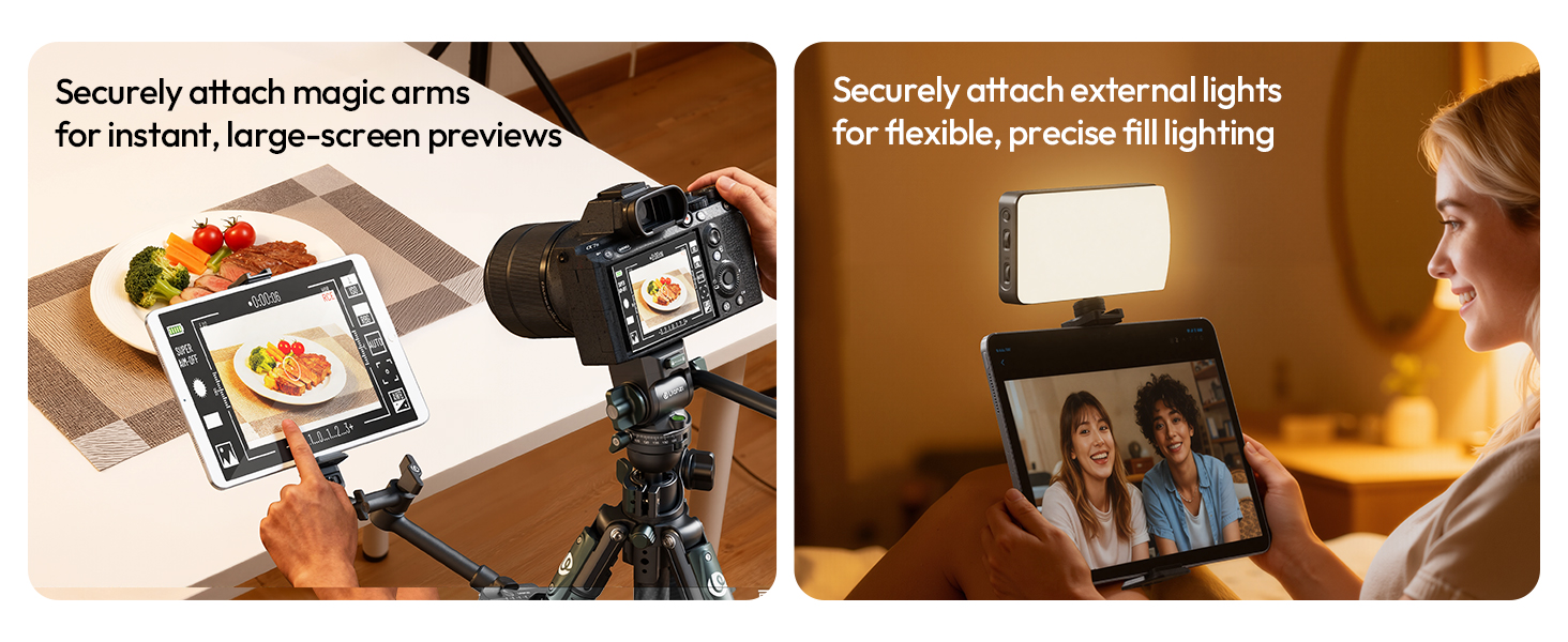 ULANZI Aluminum iPad Tablet Tripod Clamp