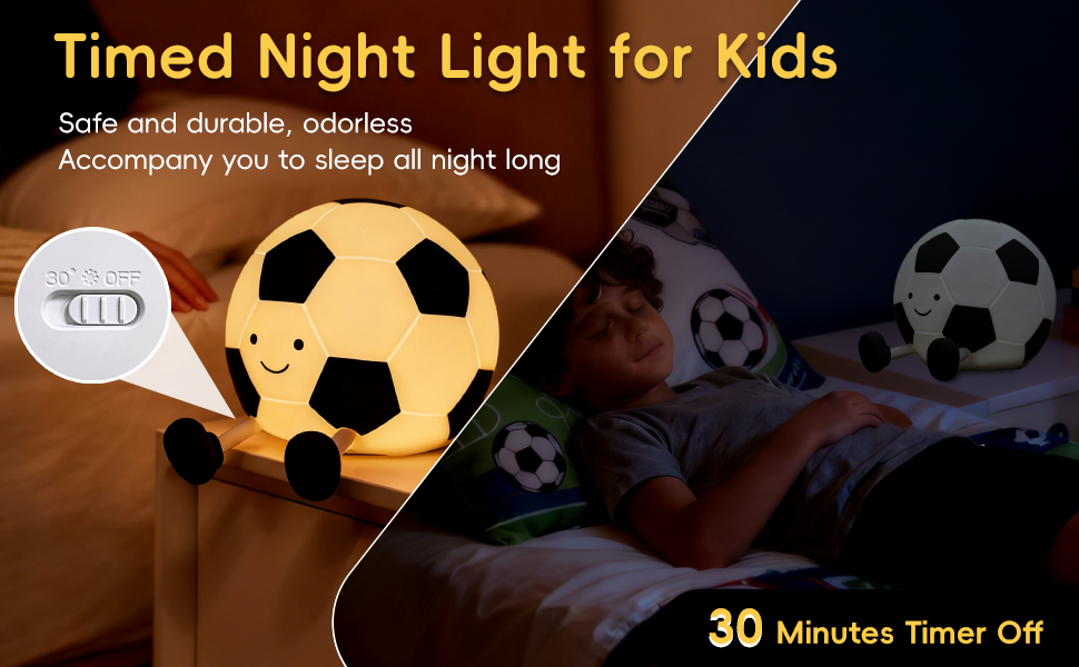 boys night lights for bedroom lamp for boys room soccer bedroom decor for boys soccer gifts