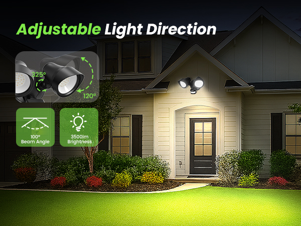 flood lights outdoor motion sensor