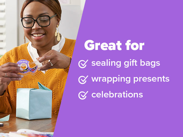 Scotch Gift Wrap Tape is great for sealing gift bags