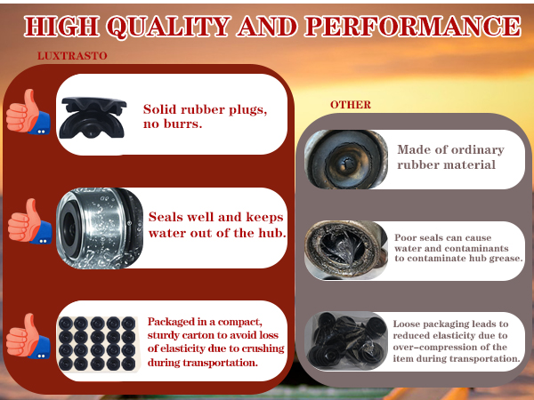 Trailer Hub Rubber Grease Plugs material