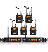 XTUGA RW2080 Wireless in Ear Monitor System Mono Design Dual Channel Wireless IEM System 5 Bodypa...