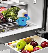 LEEFONE Angry Mom Microwave Cleaner and Chilly Mama Freezer Odor Absorber, 2 PCS Kitchen Gadget T...