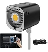 ULANZI LT026 100W LED Video Light Bowens Mount,9 Level Brightness COB Continuous Output Lighting ...