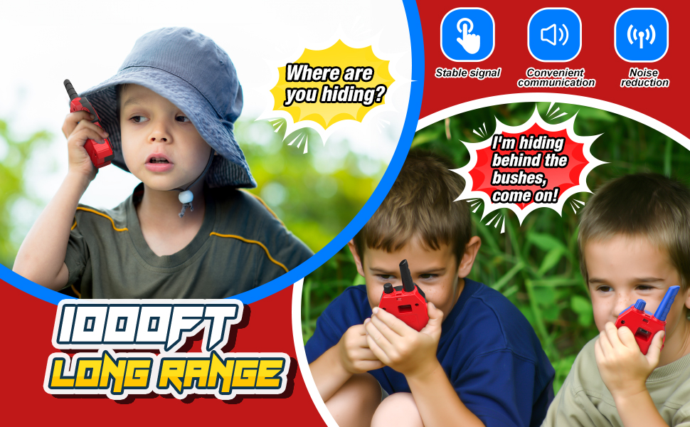 rechargeable walkie talkies for kids 