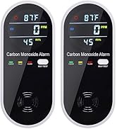3 in 1 Carbon Monoxide Detector, KH Alert Portable Carbon Monoxide Detectors for Travel, Plug in ...