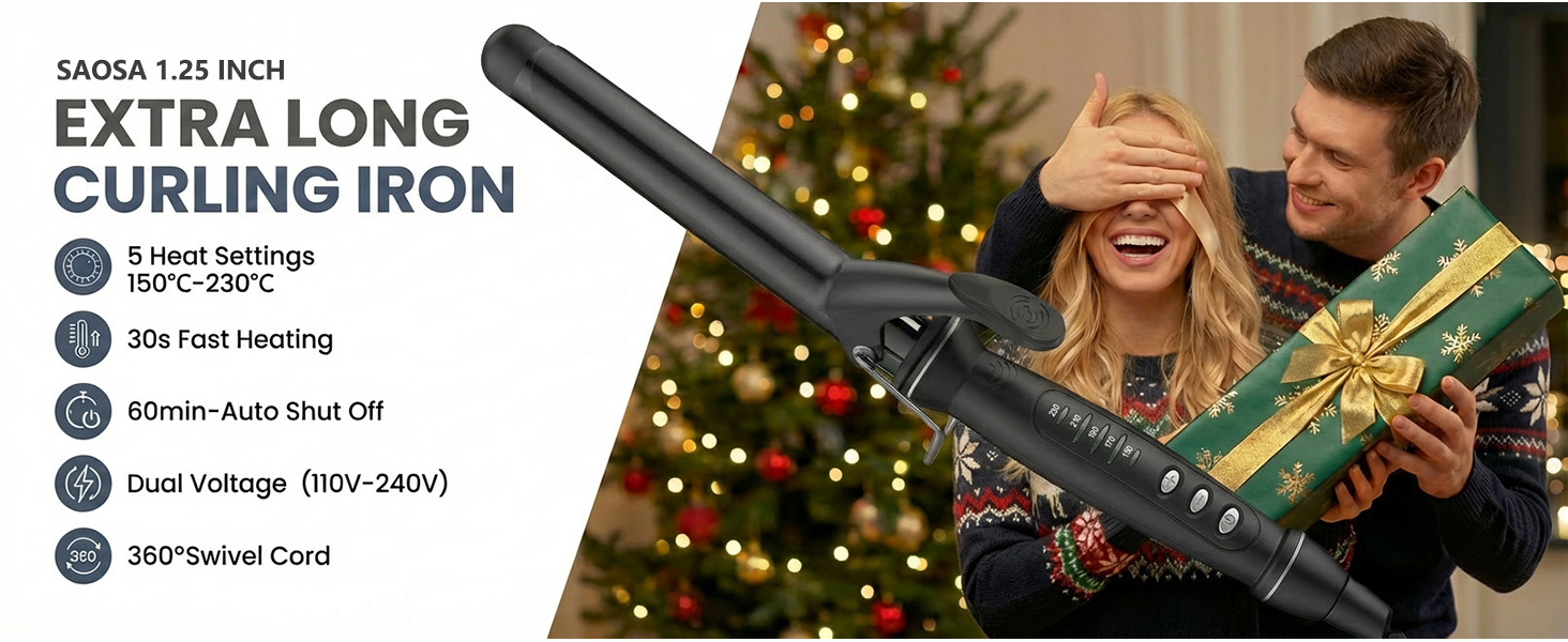 1 1/4 inch curling iron