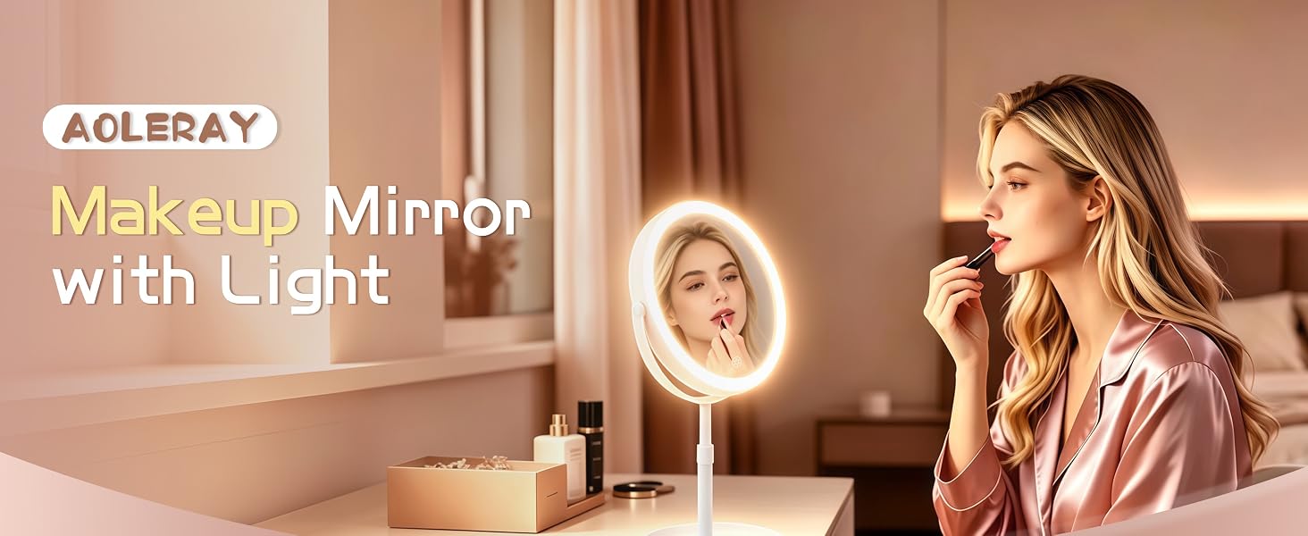 magnifying mirror magnifying mirror with light lighted makeup mirror magnification makeup mirror