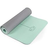 Yoga Mat Non Slip, Pilates Fitness Mats, Eco Friendly, Anti-Tear 1/4