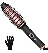 1 1/2 Inch Thermal Brush for Women, Hair Curling Heated Round Fast Heating, Hot Round Double Volt...