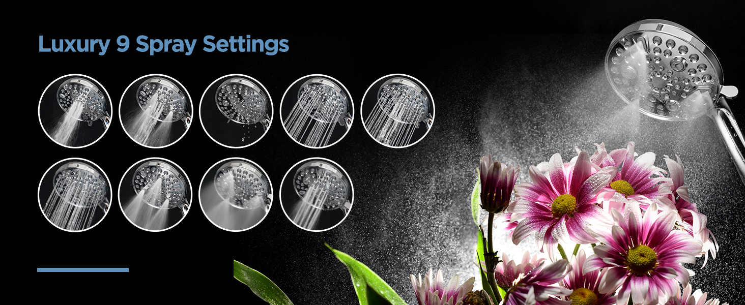 high pressure shower head