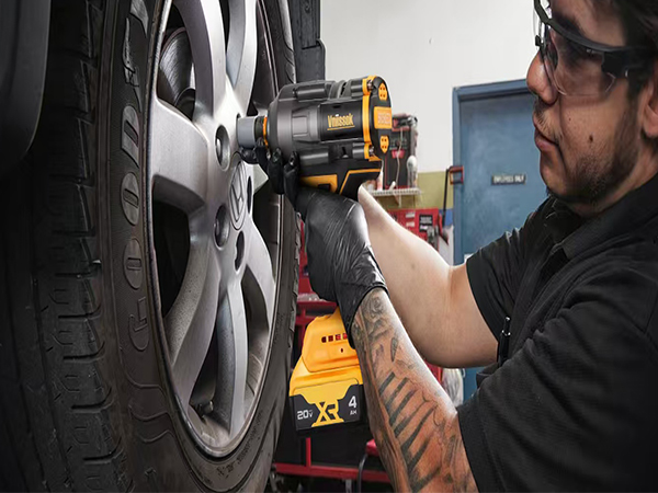 Cordless Impact Wrench, 1/2 Inch Impact Gun Compatible DeWALT 20V MAX Battery Brushless