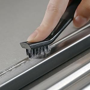MR.SIGA Grout Cleaner Brush Set, Detail Cleaning Brush Set for Tiles, Sinks, Drains, Grout Brush