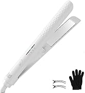 Quico Hair Straightener, 110-240V Global Travel Hair Straighteners for Women, 15s Fast Heating, P...