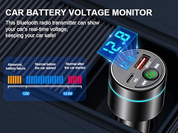 fm bluetooth transmitter car
